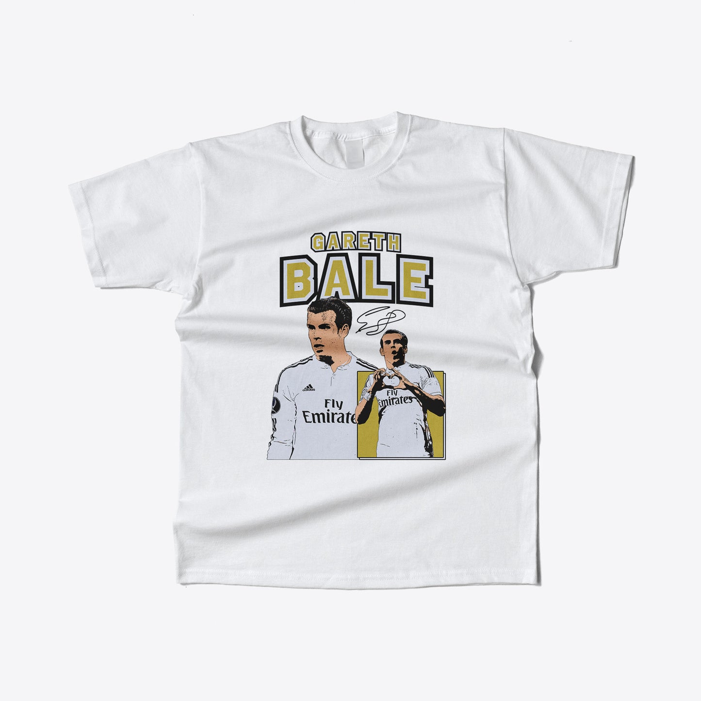 Gareth Bale Graphic Print Football T-Shirt