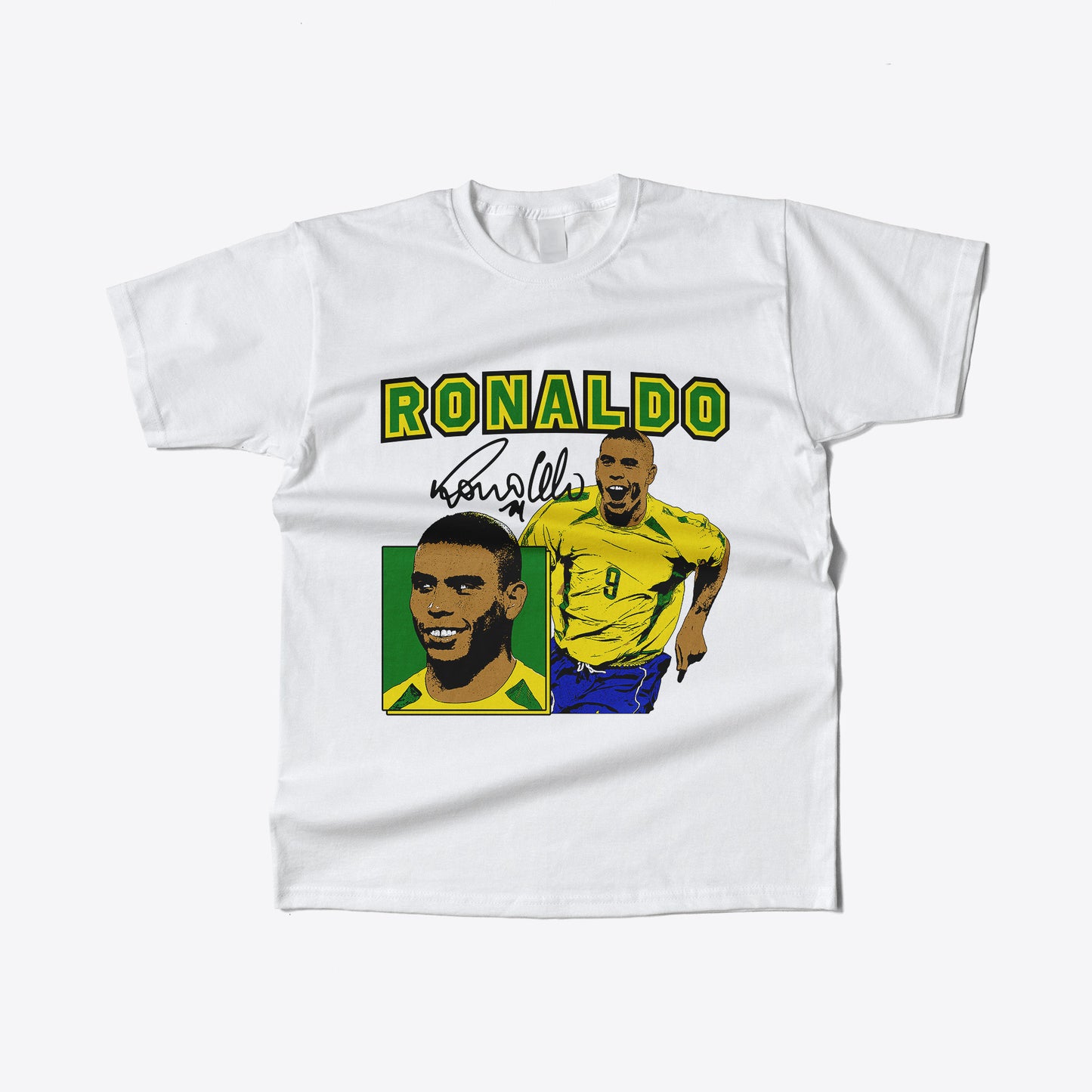 Ronaldo Nazario R9 Graphic Print Football T-Shirt