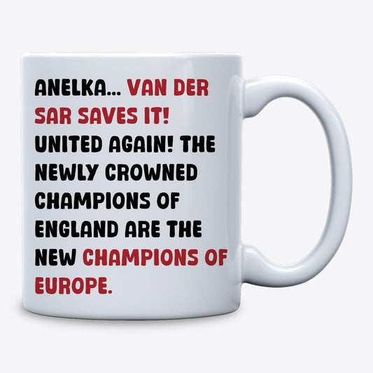 Van Der Sar CL Final Save Mug