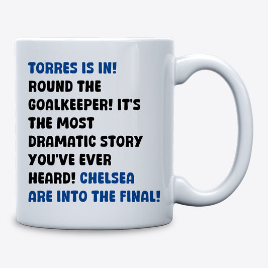 Torres CL Round The Keeper Goal Mug