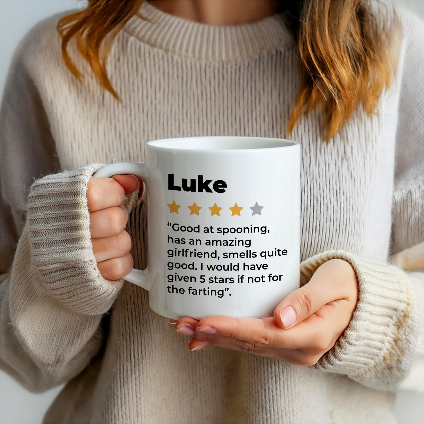 Boyfriend 4 Star Review Mug