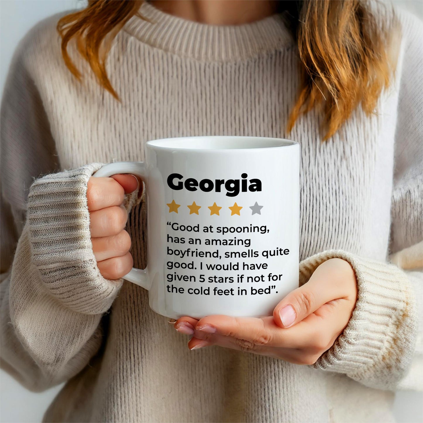 Girlfriend 4 Star Review Mug