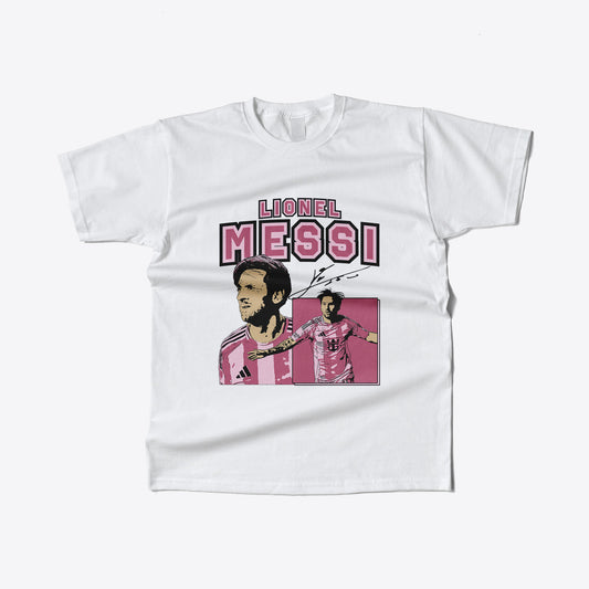 Lionel Messi Graphic Print Football T-Shirt