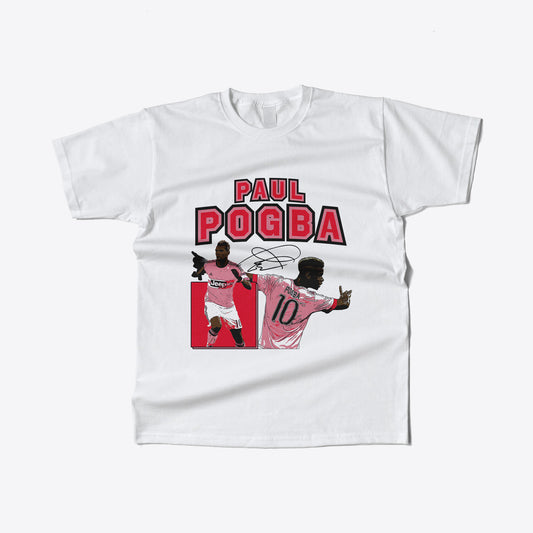 Paul Pogba Graphic Print Football T-Shirt