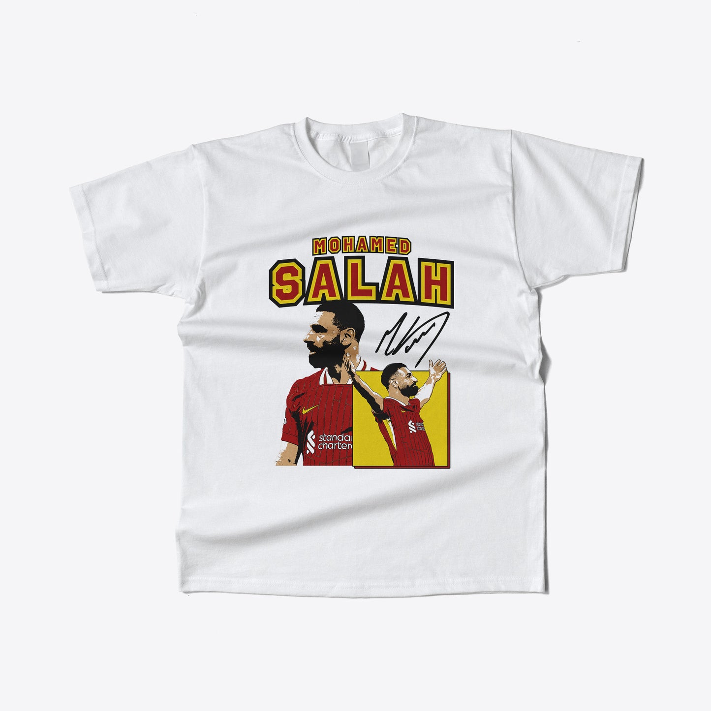 Mohamed Salah Graphic Print Football T-Shirt