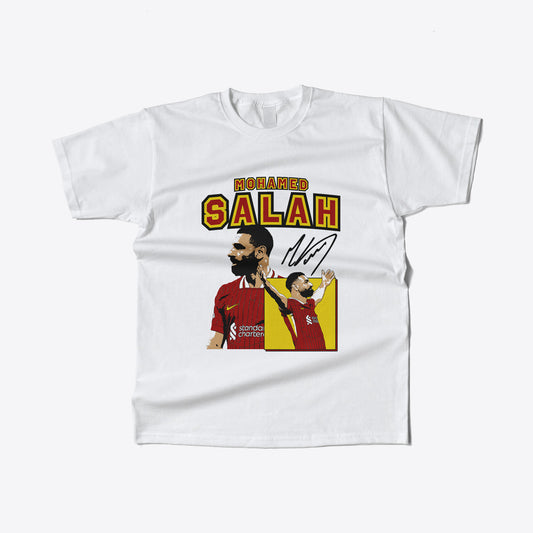 Mohamed Salah Graphic Print Football T-Shirt
