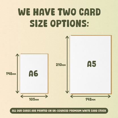 60th Birthday Card - Happy 50th + VAT