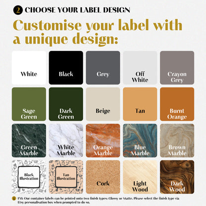 Custom Herbs and Spices Labels
