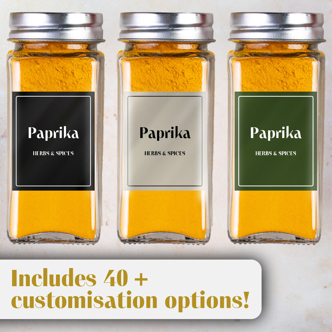 Custom Herbs and Spices Labels