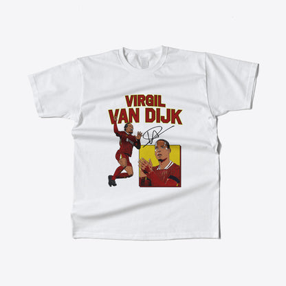 Virgil Van Dijk Graphic Print Football T-Shirt