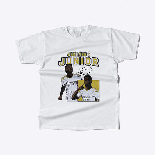 Vinicius Junior Graphic Print Football T-Shirt